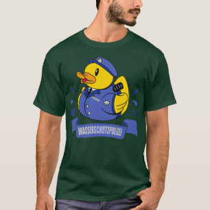 Polisman vid vatten-badkaret t shirt