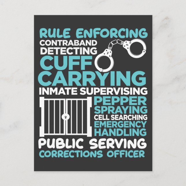 Polismannen i tillsatta lagar vykort (Framsida)