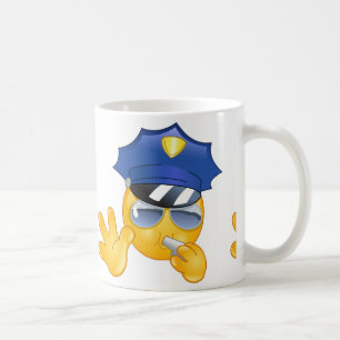 polismemoji kaffemugg