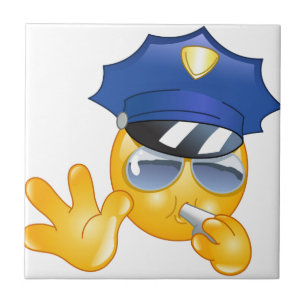 polismemoji kakelplatta