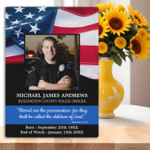 Polisminnesmärke Rättsväsendet USA Flagga