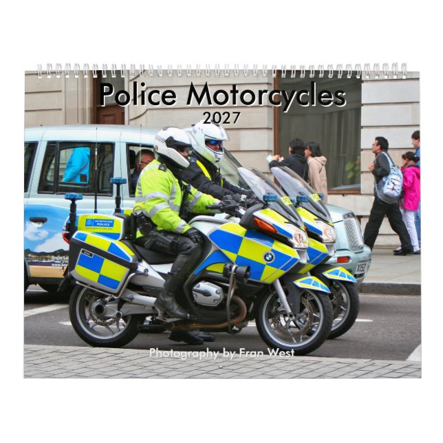 Polismotorcyklar 2027 kalender (Omslag)