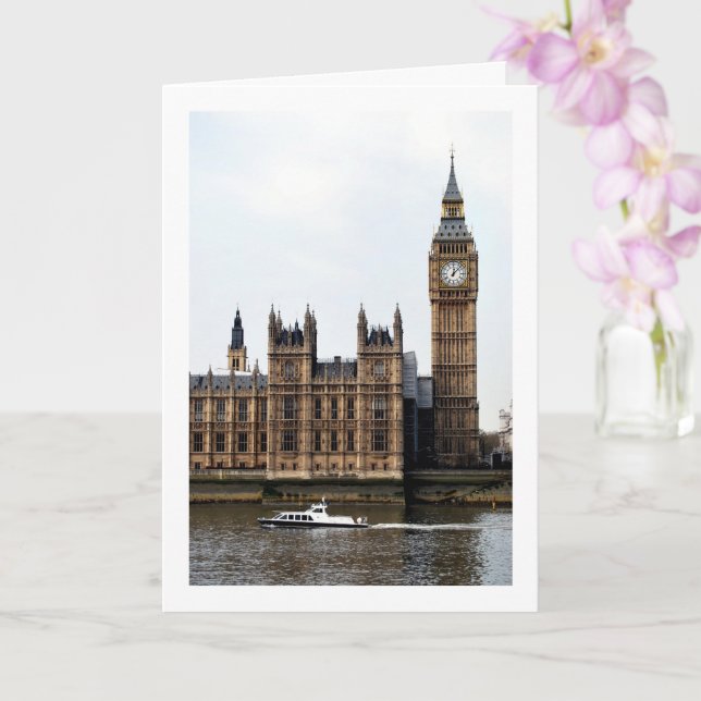 Polispatrull vid Palace of Westminster, London Kort (Orkide)