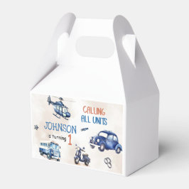 Polispojke 1:a födelsedag Party Presentaskar