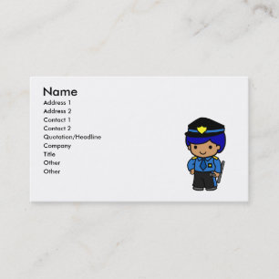 Polispojke Visitkort