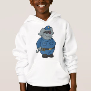 Polispolis, hund t shirt