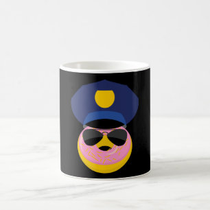 Polissändebud - Glaed officer Kaffemugg