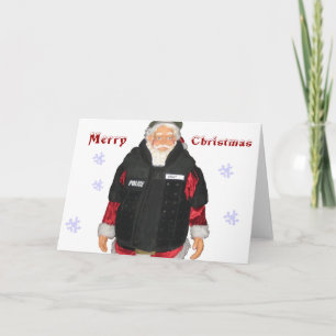 PolisSanta julkort Helgkort