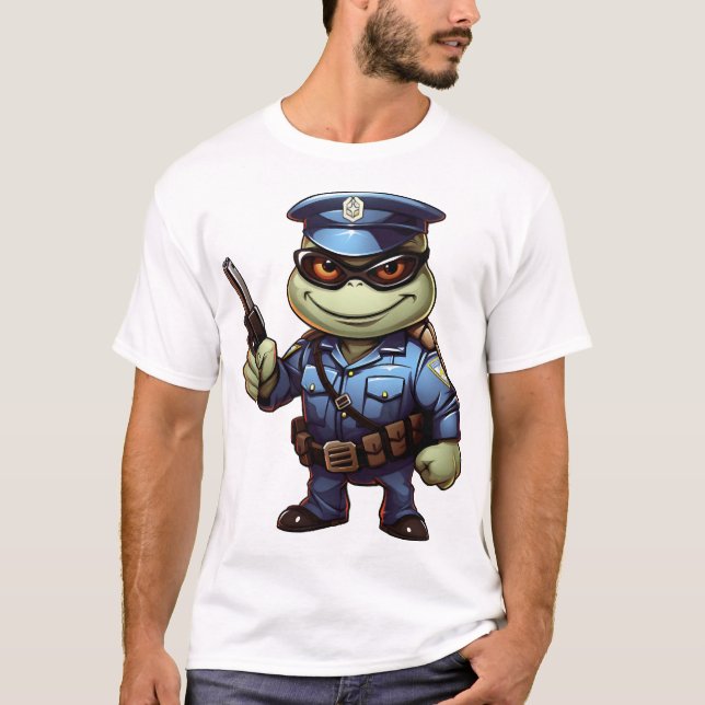 Polissköldpadda T Shirt (Framsida)