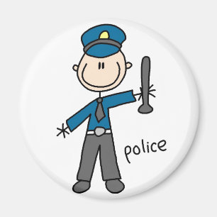 Polisstick figurmagnet magnet