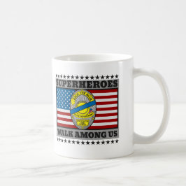 PolisSuperheroes går bland oss Kaffemugg