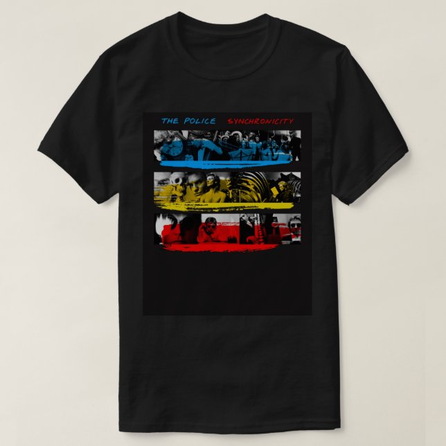 Polissynkroniseringsalbum Poster T Shirt (Design framsida)