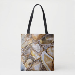 Polisted Geode Stones Tygkasse