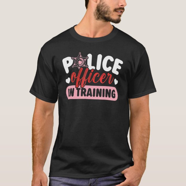 Polistjänsteman i Tillsatta lagar T Shirt (Framsida)