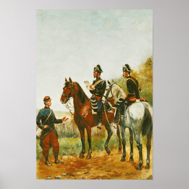 Polistjänstemän på en inspektionstid poster (Framsidan)
