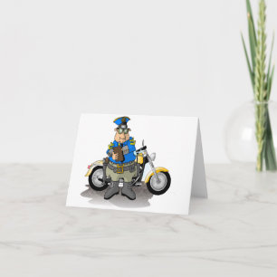 Polistjänsteman som skriver ett Biljett-anteckning Kort