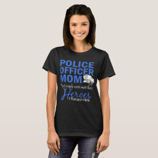 polistjänstemannen mamma de flesta människor aldri t shirt