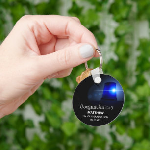 Polistjänstemannens Grattisar Nyckelring