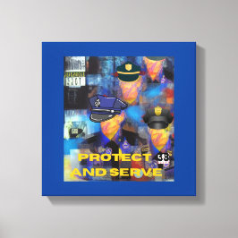 Polisutvärderingssamling Canvastryck