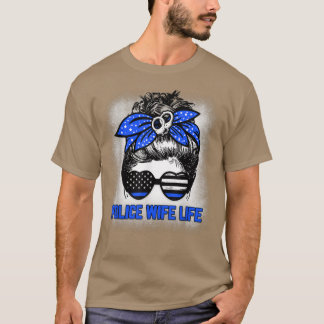 Polisvampen Life Messy Bun Hair Polisman T Shirt