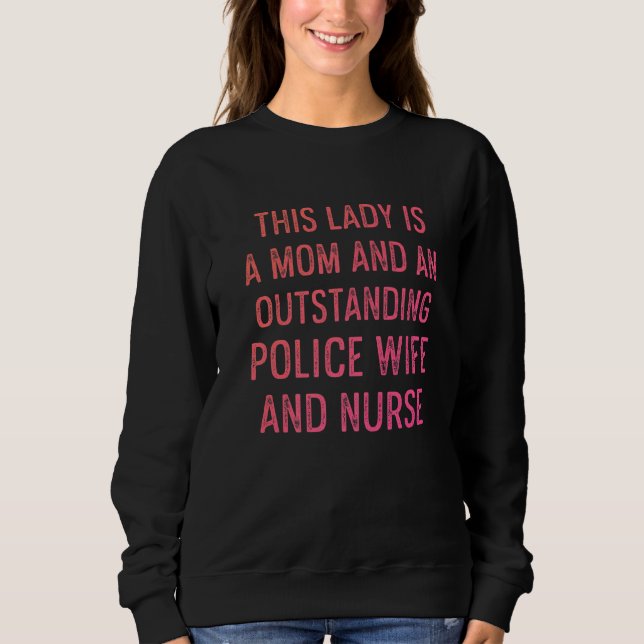 Polisvampen Nurse Life Rn Mamma 12 T Shirt (Framsida)