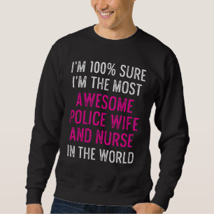 Polisvampen Nurse Life Rn Mamma 4 Lång Ärmad Tröja