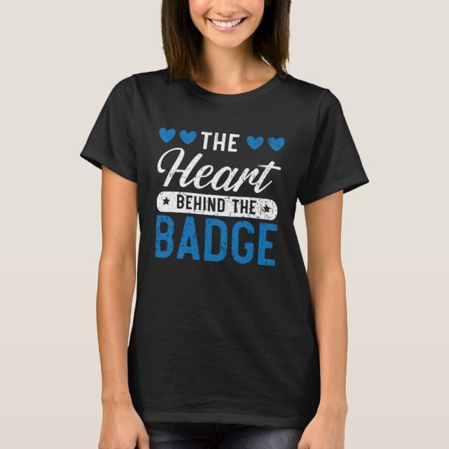 Polisvapen Sheriffen i Tillsatta lagar T Shirt (Framsida)