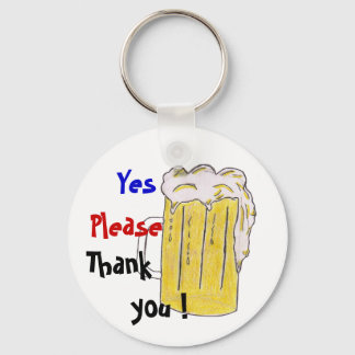 Polite Beer Keychain Nyckelring