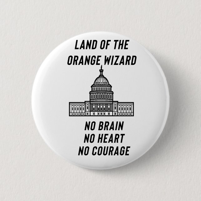 Political Satire: The Orange Wizard’s Capitol Knapp (Framsida)
