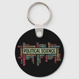 Political Science Nyckelring