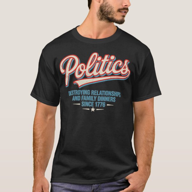 Politik (2) t shirt (Framsida)