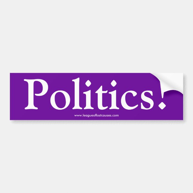 "Politik" bildekal (Framsidan)