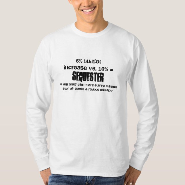 Politik för statsbudget t shirt (Framsida)