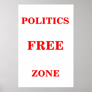 Politik frigör den zona affischen poster