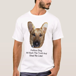 Politik German Shepherd Hund kommer att stoppa san T-shirt