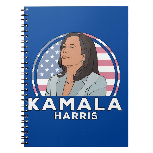 Politik Kamala Harris Anteckningsbok (Framsidan)