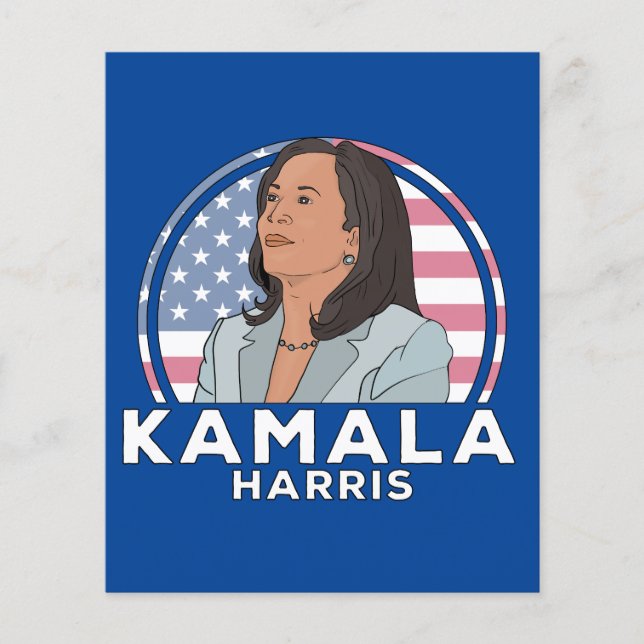 Politik Kamala Harris Flygblad (Framsidan)