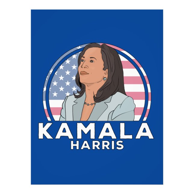 Politik Kamala Harris Fototryck (Framsidan)