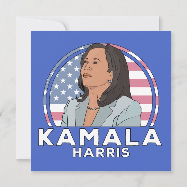 Politik Kamala Harris Inbjudningar (Framsida)