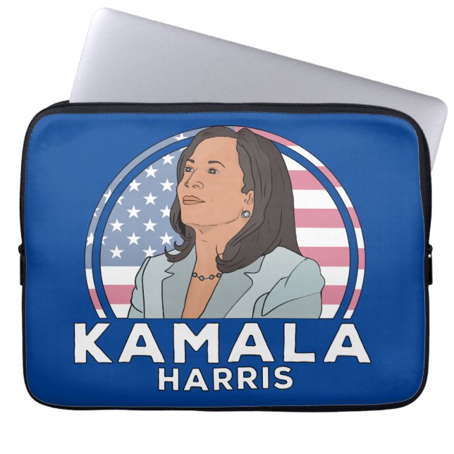Politik Kamala Harris Laptop Fodral (Framsidan)