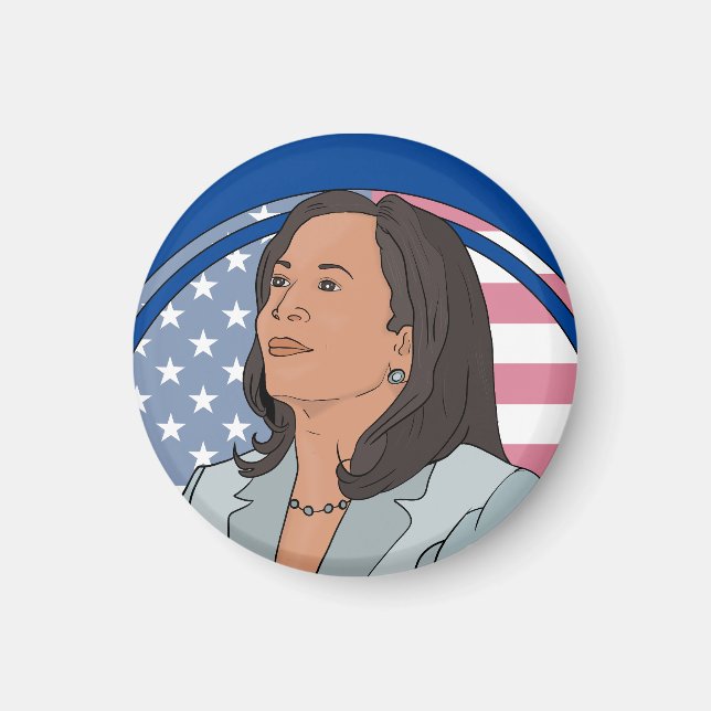 Politik Kamala Harris Magnet (Framsidan)