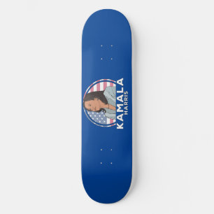 Politik Kamala Harris Mini Skateboard Bräda 18,5 Cm
