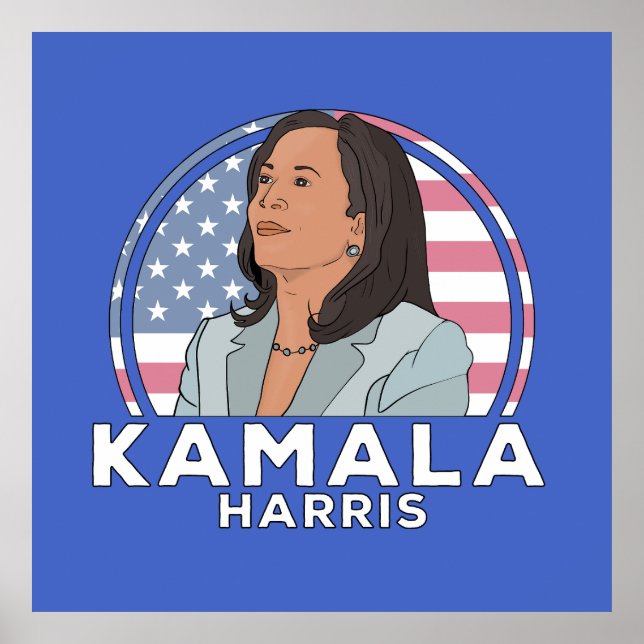 Politik Kamala Harris Poster (Framsidan)