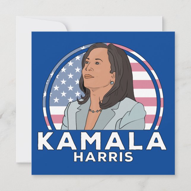 Politik Kamala Harris Tack Kort (Framsida)