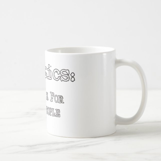 Politik: Showbusiness för fult folk kaffemugg (Höger)
