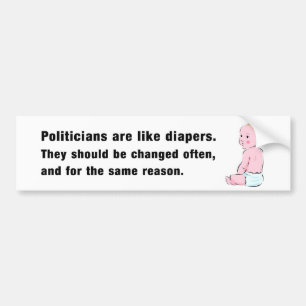 Politikar & blöjabildekal bildekal