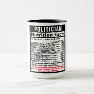 Politikar Funny Gift Mugg