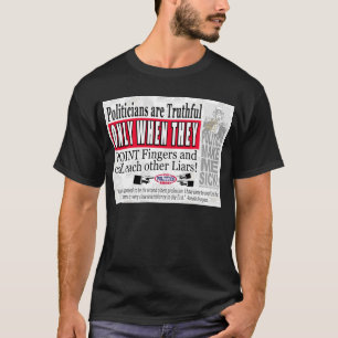 Politikar ljuger - mörk dräkt tee