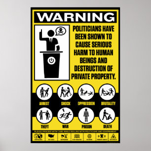 Politikar Varning Poster