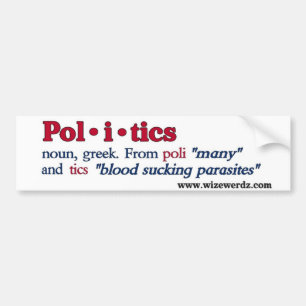 Politikbildekal Bildekal